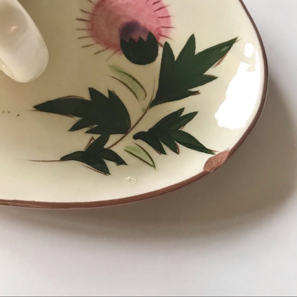 Vintage Stangl Thistle Pottery Cup and Saucer - Picture 9 of 9